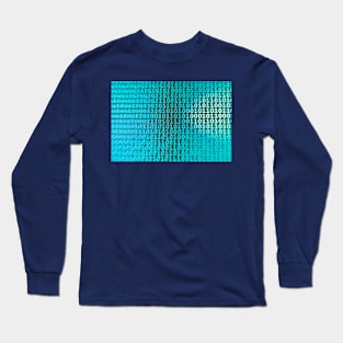 Binary Numbers, Computer Talk, Light Blue Long Sleeve T-Shirt